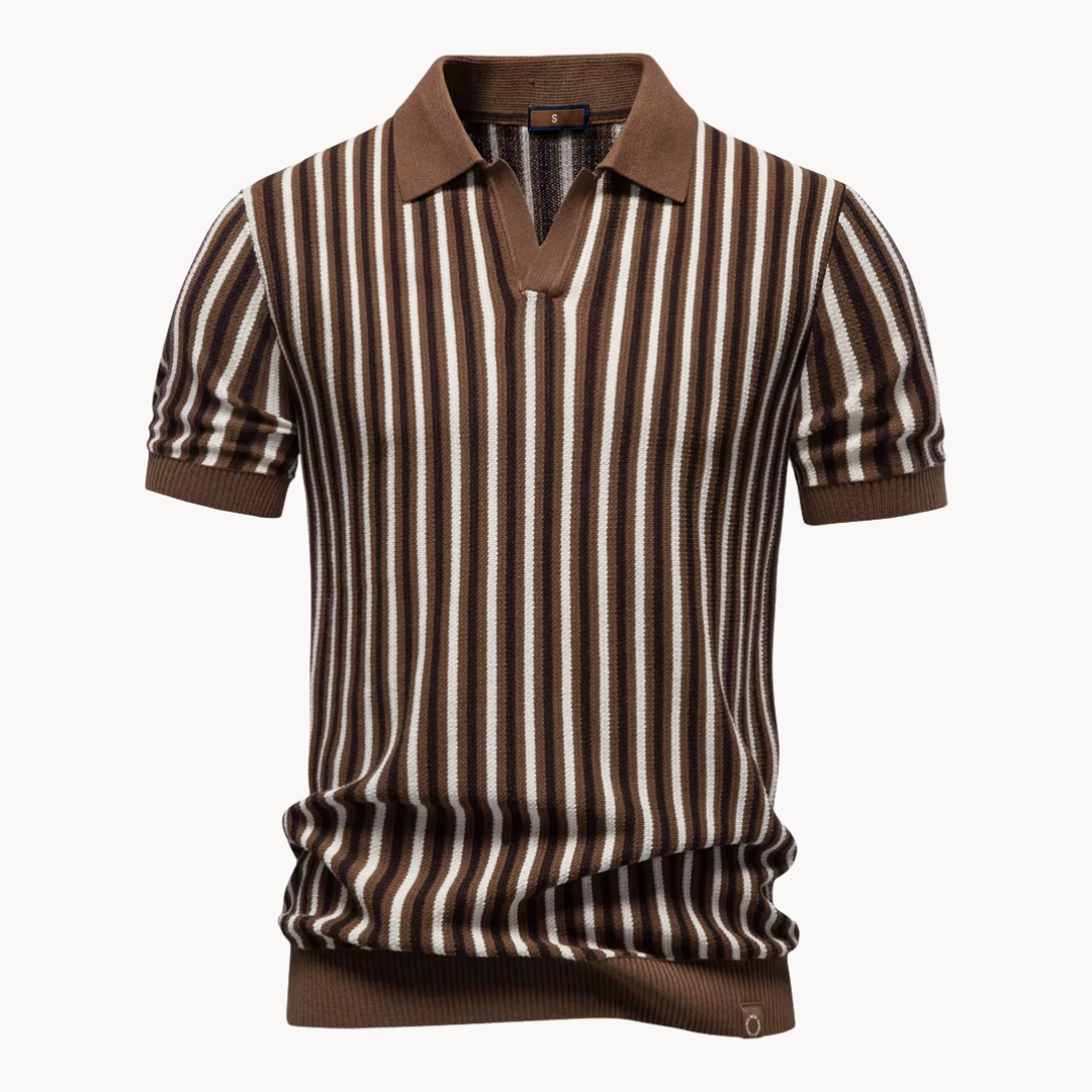 Zalecta | Gestreepte Knit Polo