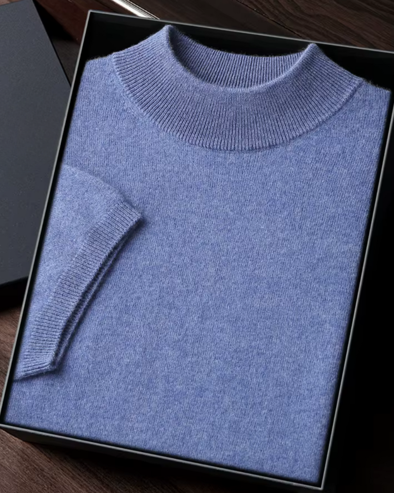 Zalecta | Tijdloze Mock Neck Shirt