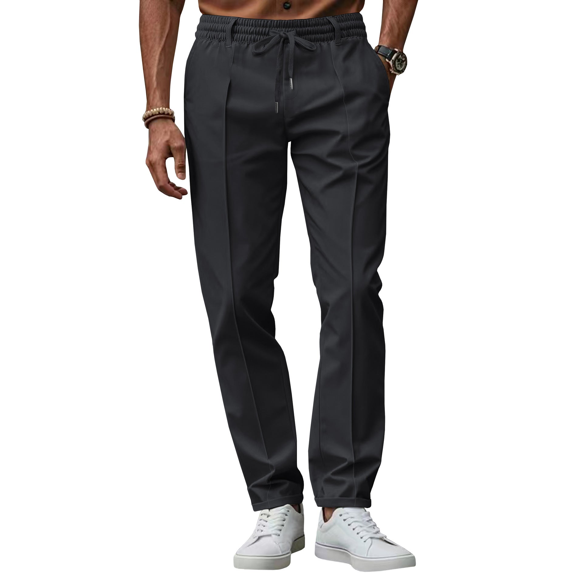 UrbanEase Tailored Drawstring Pants