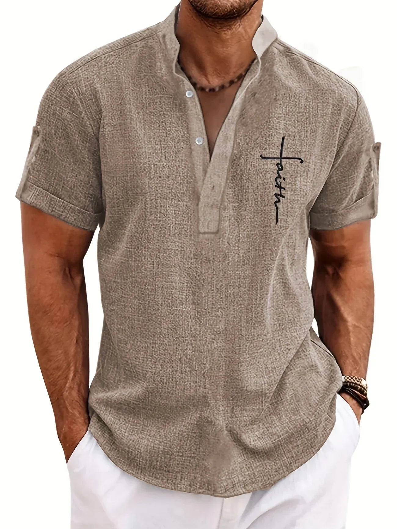 Zalecta | Moderne Polo met Opstaande Kraag