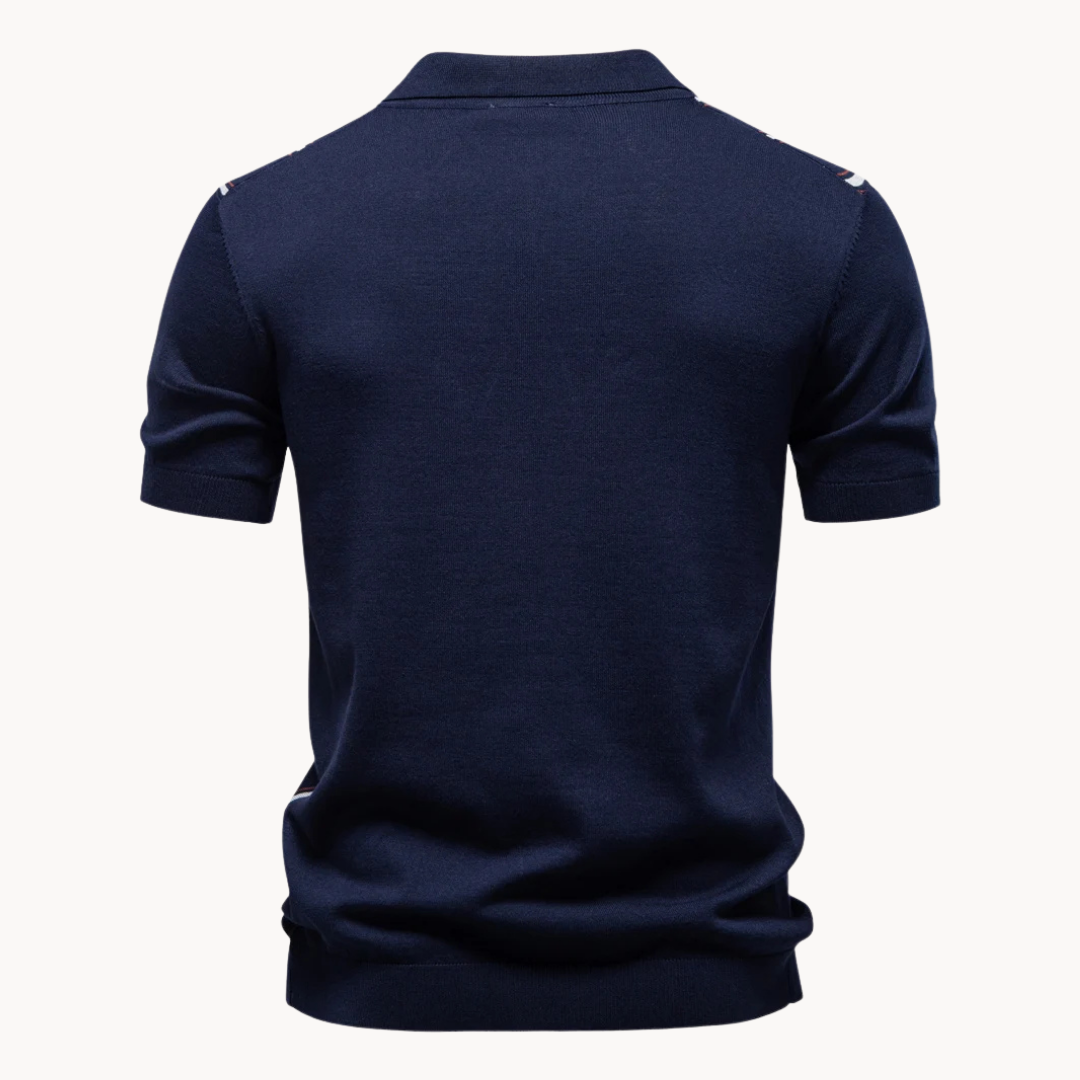 Enrico | Verfijnde Zip Polo