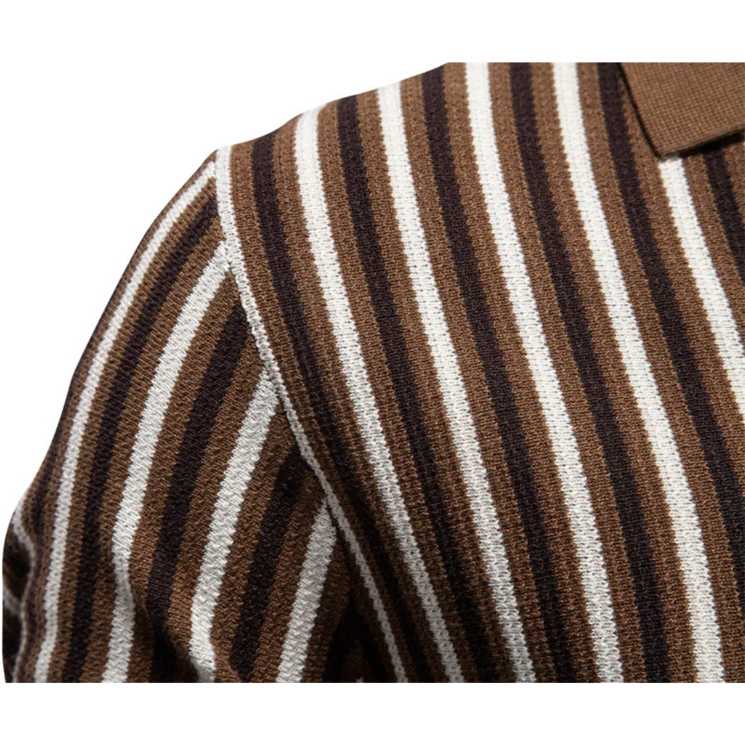 Zalecta | Gestreepte Knit Polo