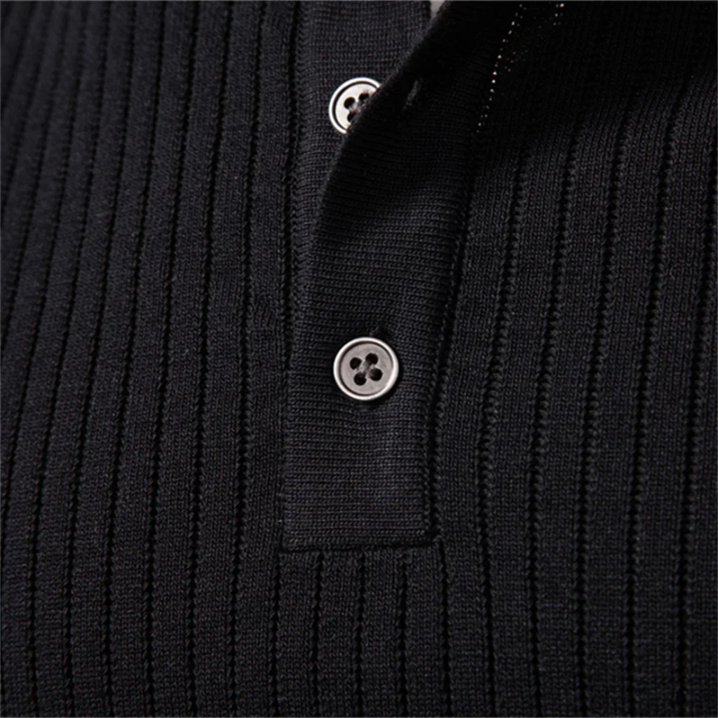 Zalecta | Geribde Henley Shirt