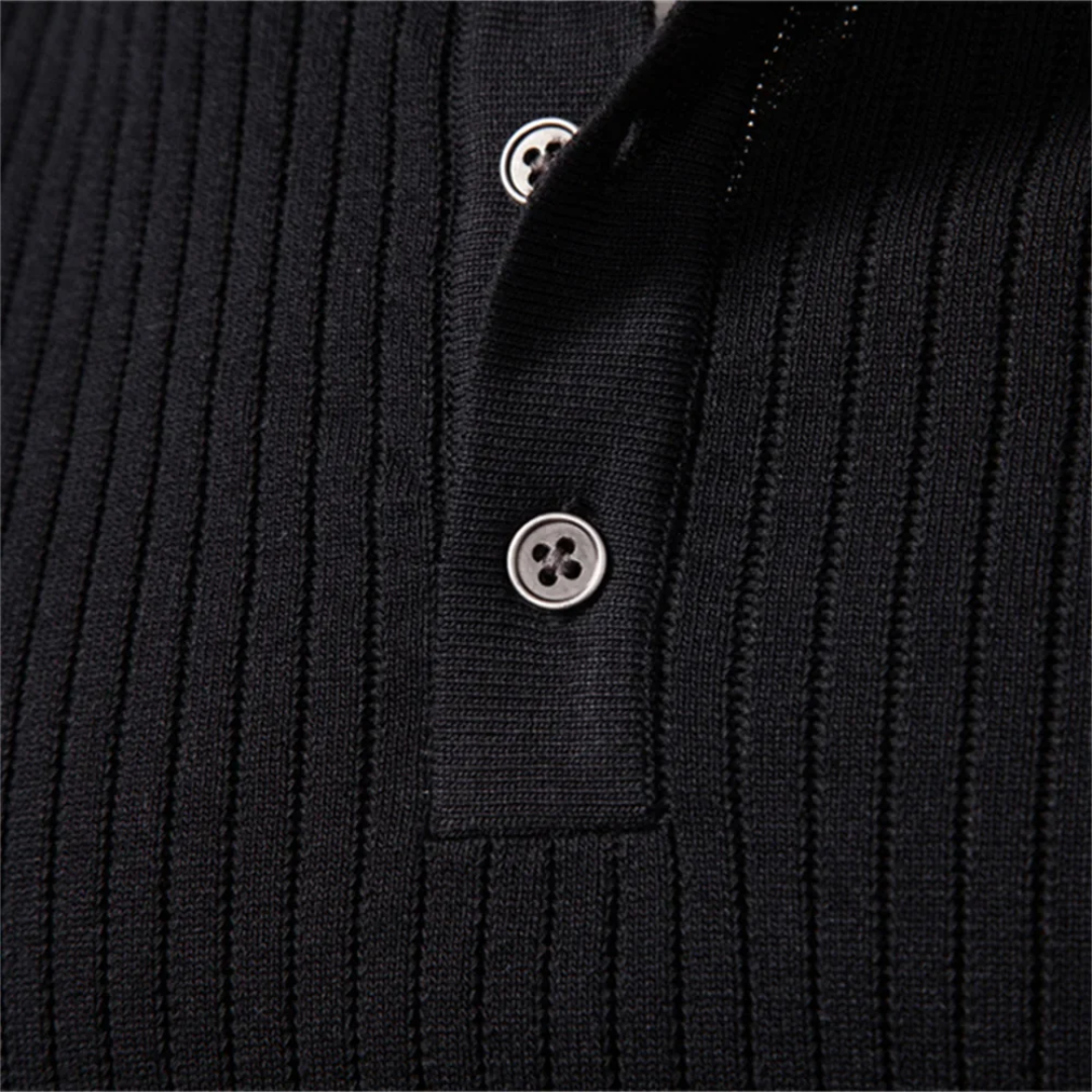 Zalecta | Geribde Henley Shirt