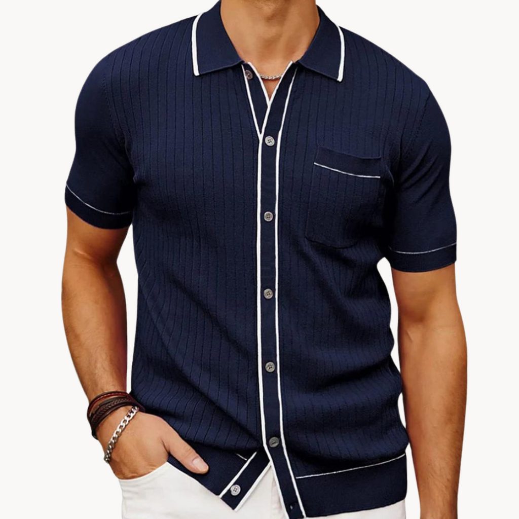 Zalecta | Geribde Contrast Polo
