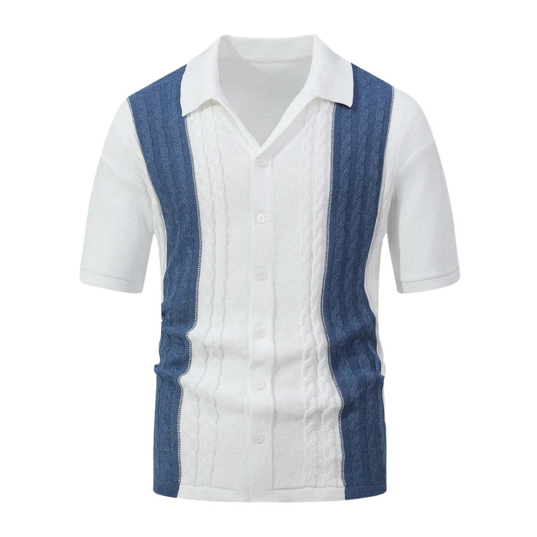 Zalecta | Gestreepte Panel Shirt