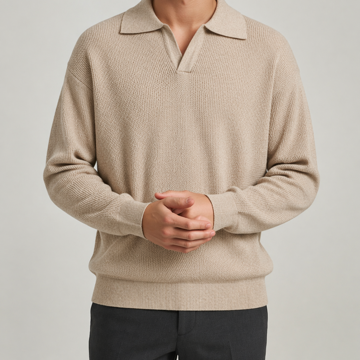 Zalecta | Luxe Gebreide Polo