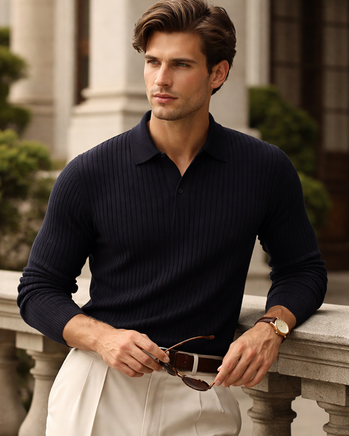 Benjamin | Open Kraag Polo