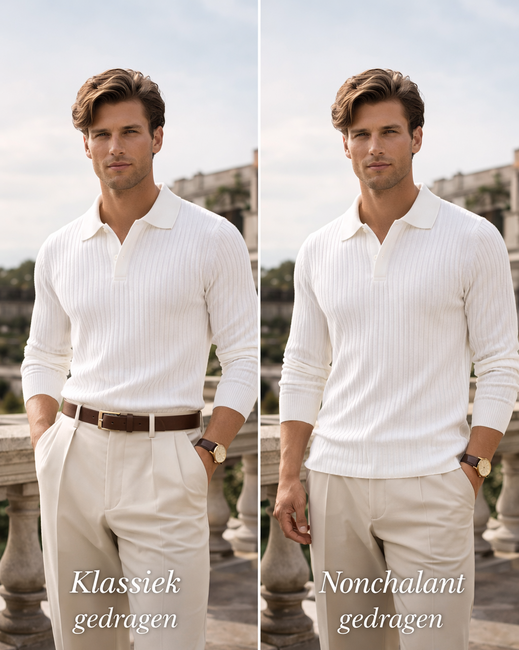 Benjamin | Open Kraag Polo