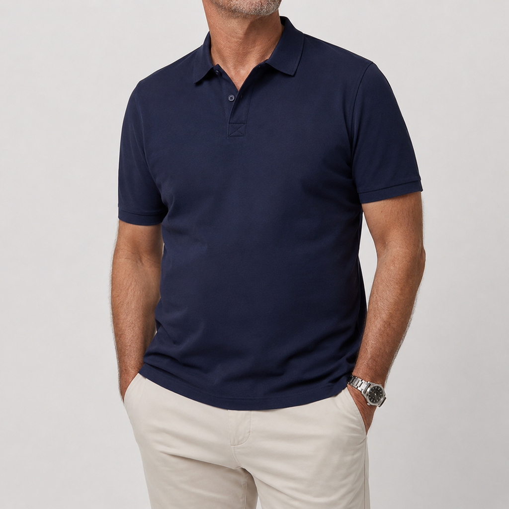 Milan Klassieke Polo – Ademend, Stijlvol & Vormvast