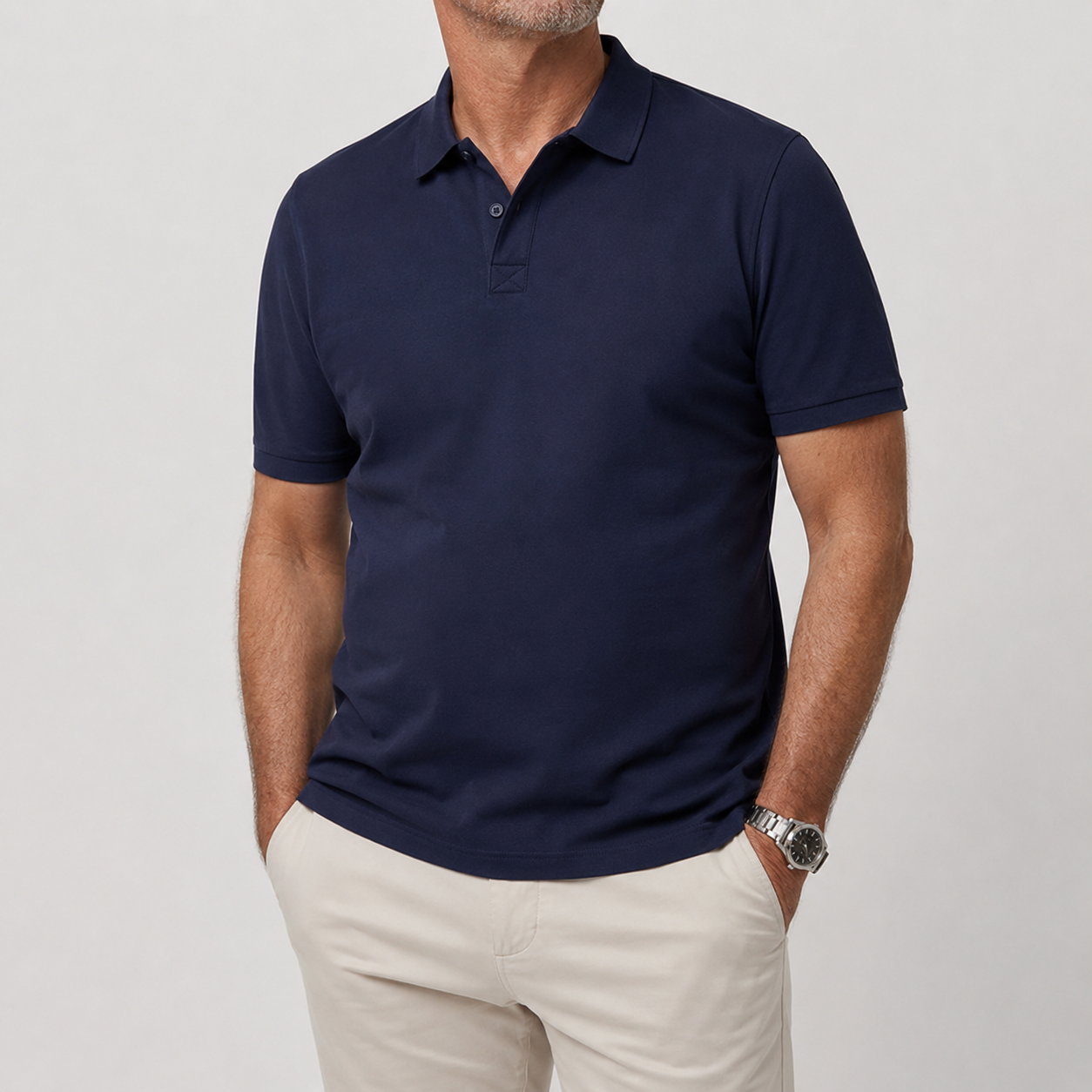 Milan Klassieke Polo – Ademend, Stijlvol & Vormvast