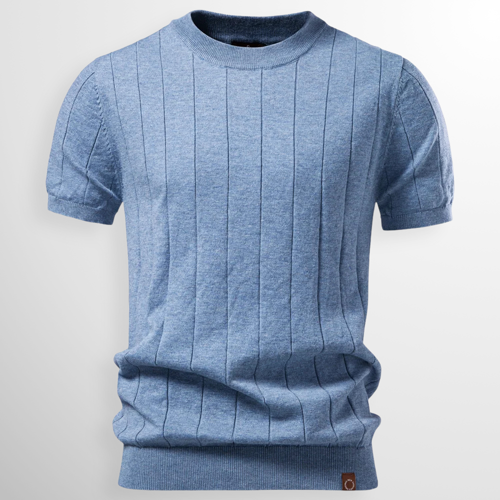 Luca | Luxe Geribde T-Shirt