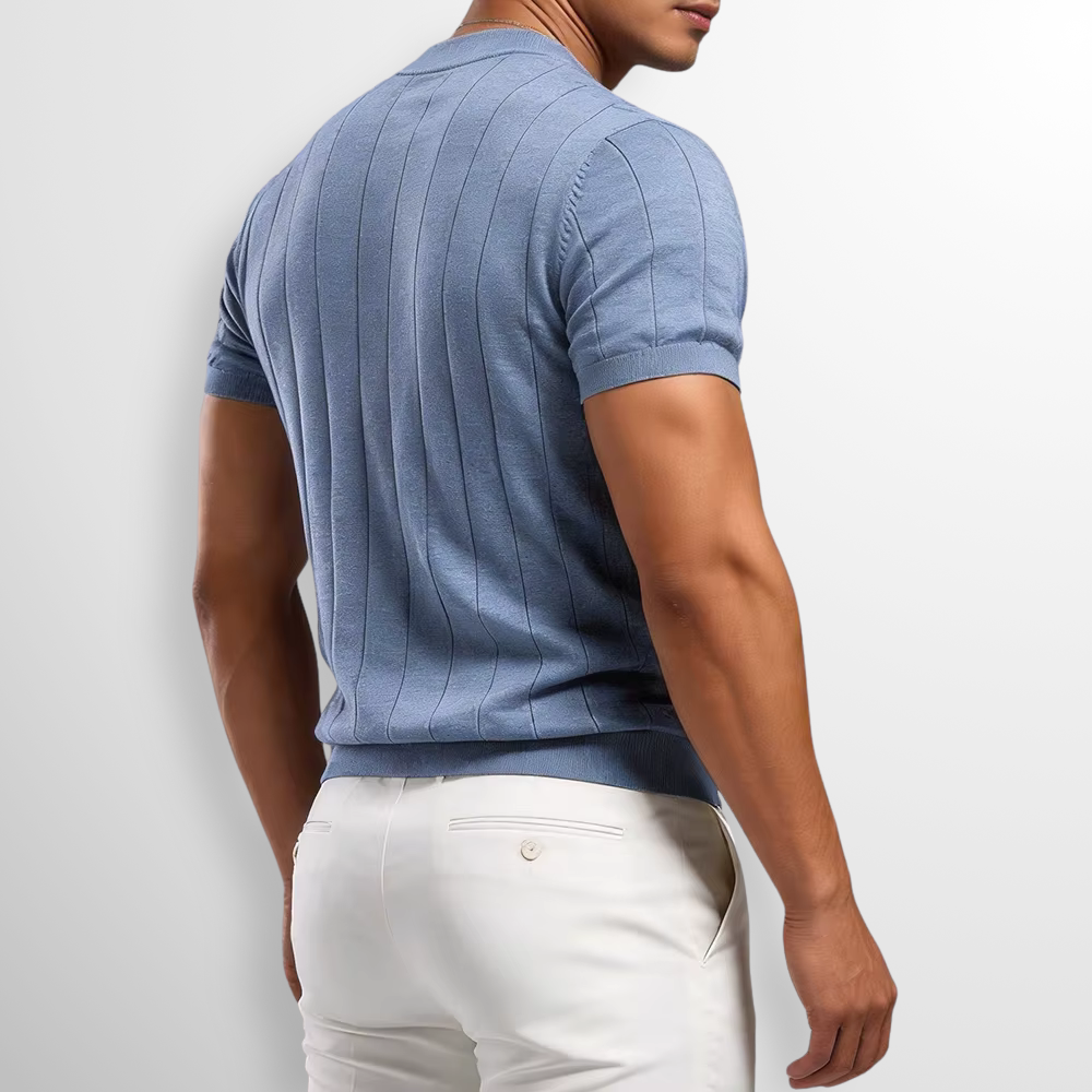 Luca | Luxe Geribde T-Shirt
