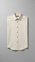 Ivory Mist Classic Cotton Button-Down Shirt