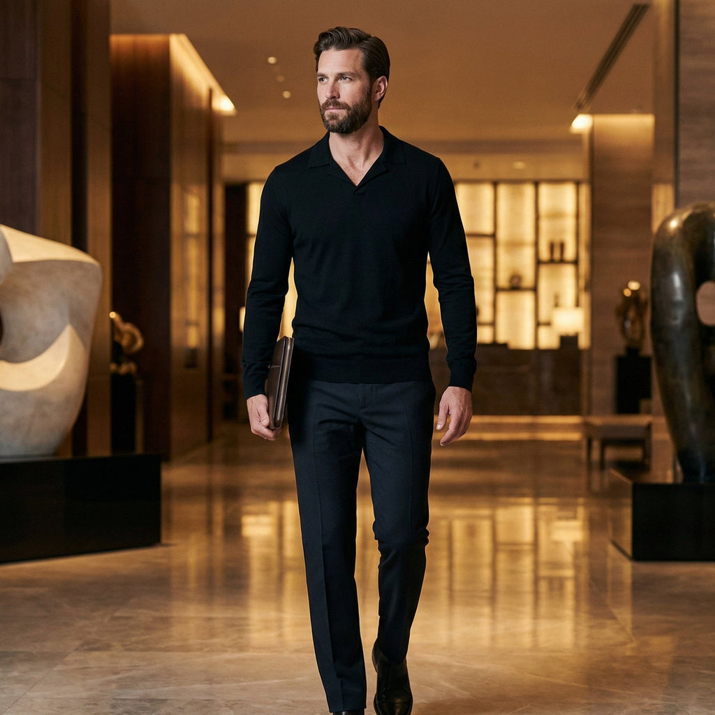 Zalecta | Luxe Gebreide Polo