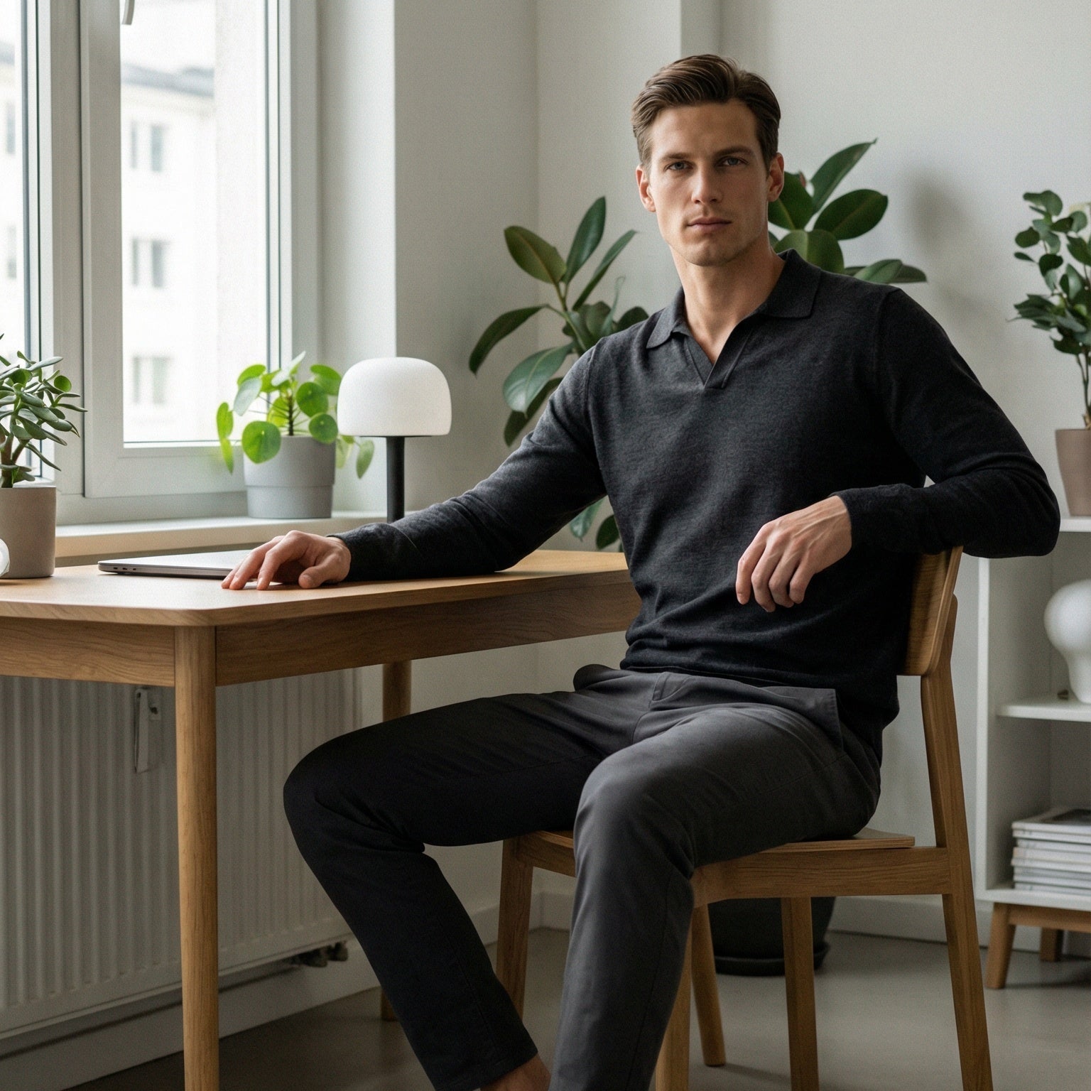 Zalecta | Luxe Gebreide Polo