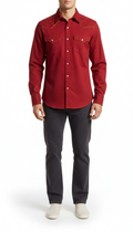 Casual Shirt in Western Red
