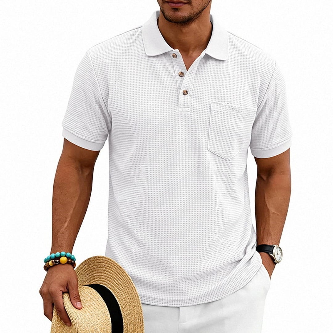 Ruben | Luxe gebreide polo
