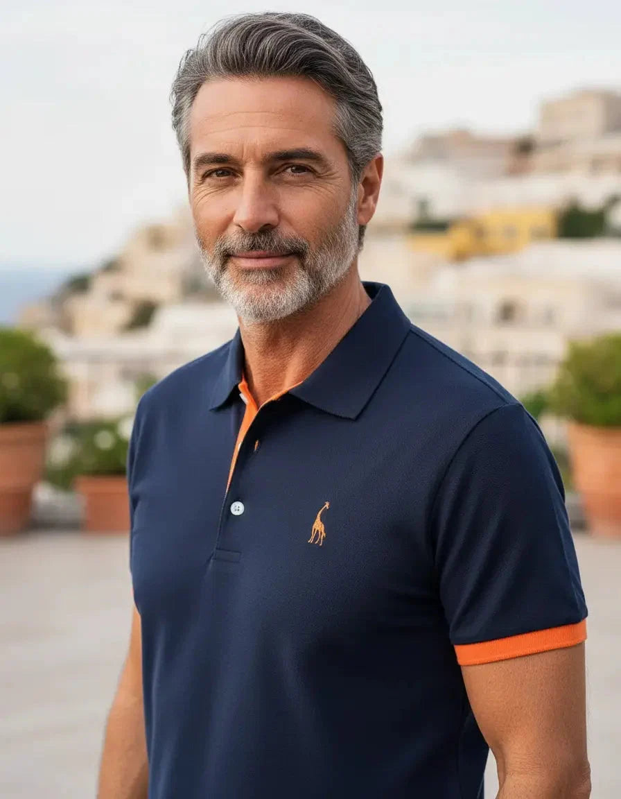 Giraf | Klassiek heren poloshirt